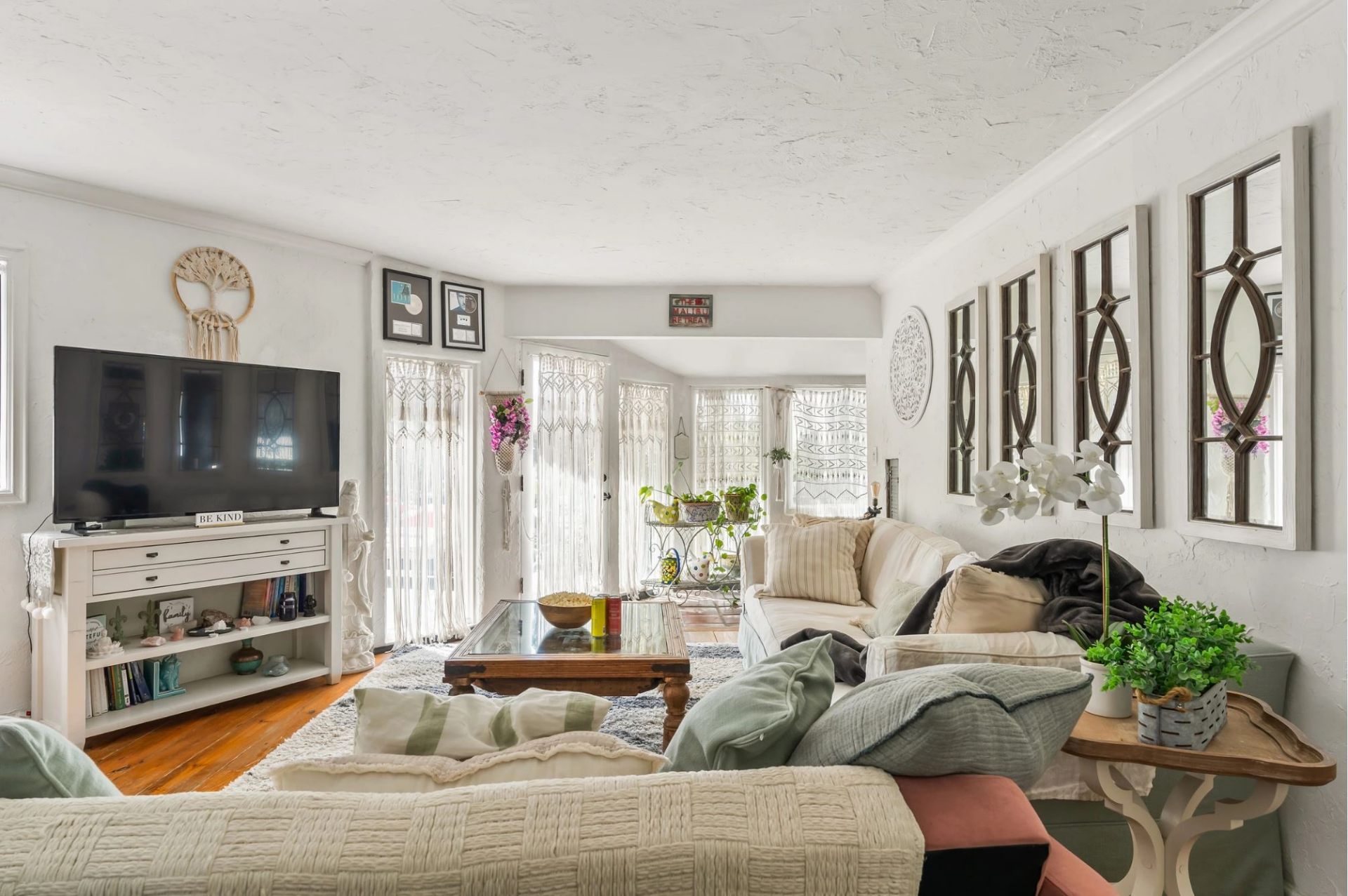 Boho House Living Spaces