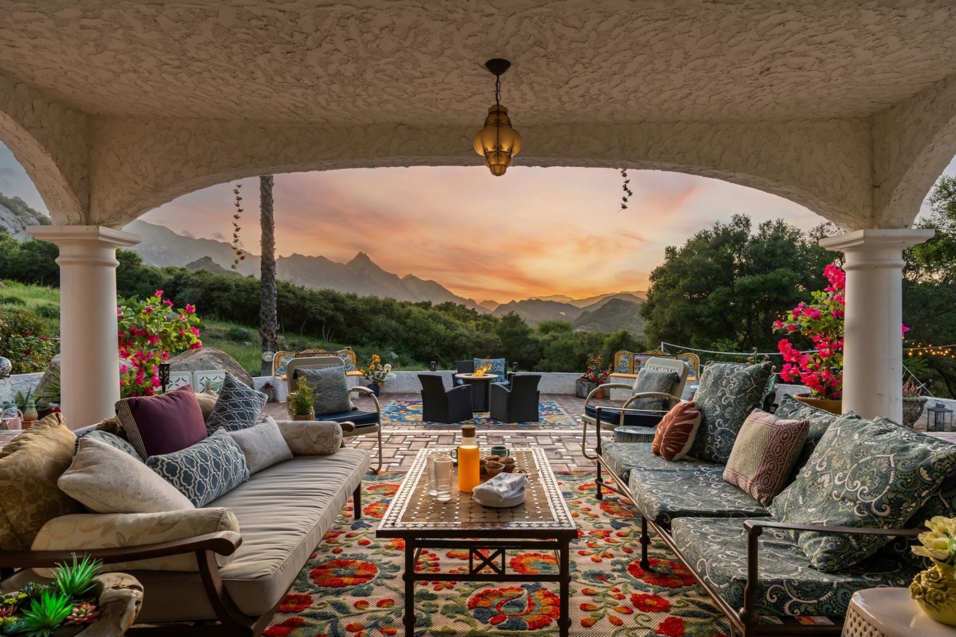 Boho House Mediterranean Patio